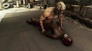 I'm the hot black woman bound in fallout 4.