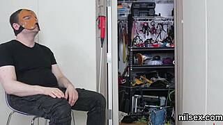 Peculiar teen brought to ass hole asylum for awkward therapy