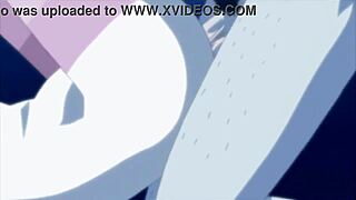 Hentai anime features a trio in action