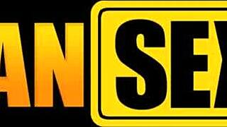 African trip turns wild with lesbian babes sharing big cock! 🔥