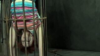 i watched angel cry as she got punished, her tears flowing during the intense session.