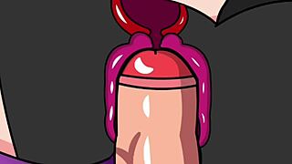 3D animated hentai with creampie action