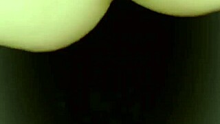 cheeeeekymissy shows extreme close up of her shaved pussy gaping.