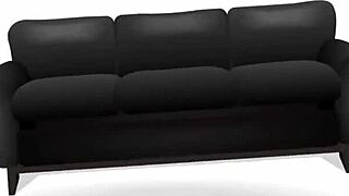 Naughty brunette Rissa May feels excited tackling big dick challenge