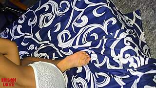 Shy teen bent over for doggystyle with big tits