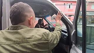 Monique bertolini gives tour of motorhome workshop in california