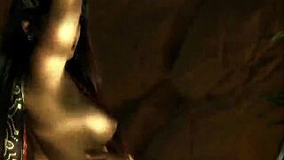 Eastern indian dancer exposed