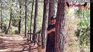 Gothic elf in forest