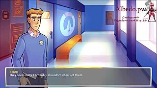 D.Va and Mei in a hot and steamy scene from Overwatch Academy34 part 2