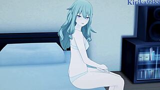 Discover the intense creampie scene between Kusanagi Nene and Akiyama Mizuki in this hentai