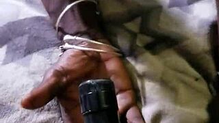 Nybutterscotch's new toy: husband watches her masturbate and squirt close up