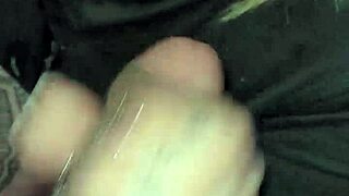 She deepthroats the cock until swallowing every last drop of cum