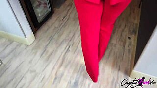 Lesbian BDSM and Erotic Domination of Crystal Rush with Toys Orgasm Big Ass Wet Tits