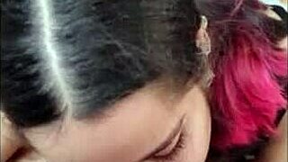 watch white wolf suck monster cock before riding in pov.