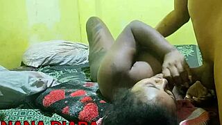 milf with big ass and tits squirts while masturbating with monster cock in pov.