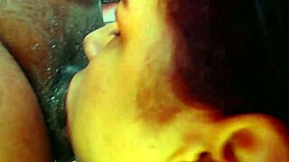 A deep throat demonstration without hesitation.