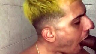 Teen Twink Sucks Big Black Cock Secretly After Soccer