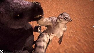 Watch this wild furry hentai where the assfucking is intense