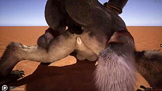 Watch this wild furry hentai where the assfucking is intense
