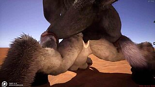 Watch this wild furry hentai where the assfucking is intense