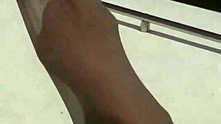 She keeps her stockings on during femdom