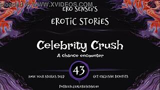 celebrity crush audio brings relaxing erotic feelings and gentle orgasms for women in pov style