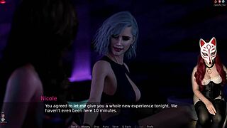 Ms. Denver’s erotic performance on the stage in an adult cartoon