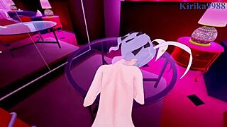 Hatsune Miku in rabbit hole intense sex!