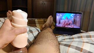 Asmr Lots Of Cum Lube And My New Toy - Cumming Repeatedly With Moans - Alexhuff.