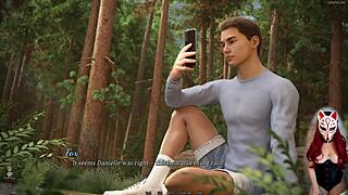 Petite Blonde In Lingerie Gets Naked In Dreamland Anime Game.