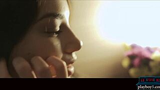 Big Breasted Euro Babe Exposes Shaved Pussy While Getting Ready