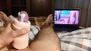 Asmr Lots Of Cum Lube And My New Toy - Cumming Repeatedly With Moans - Alexhuff.
