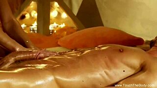 mature milf couple enjoys arousing pussy massage and handjob