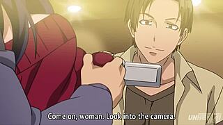 husband feels shocked when he catches his wife as a horny porn star in hentai.