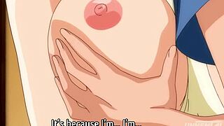 husband feels shocked when he catches his wife as a horny porn star in hentai.