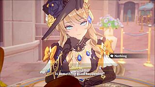 Navia Enjoys Aether's Big Tits All Night.