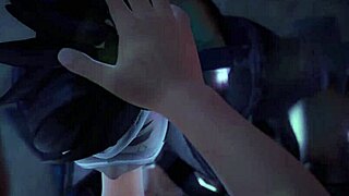 3D animated spa visit with anal sex