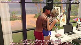 Lovely night turns rough with stepsister in sims 4.