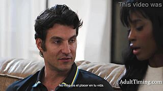 Ebony porn addict relapses as roommate plays porn to arouse her - Jay Smooth Nicole Kitt