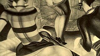 Vintage drawings that are surprisingly erotic and intriguing