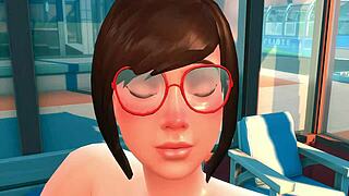 The sims 4 episode 1 features a couple in intense passionate sex.