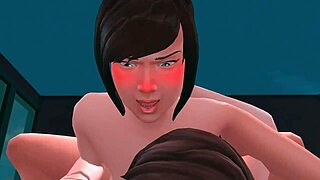 The sims 4 episode 1 features a couple in intense passionate sex.