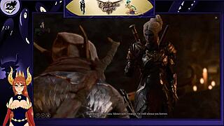 i'm lex in baldurs gate 3, exploring lewd adventures with big tits.