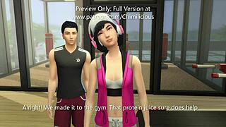 sexercise with my horny girlfriend at the gym 💪😏