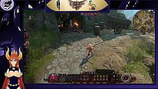 i'm lex in baldurs gate 3, exploring lewd adventures with big tits.