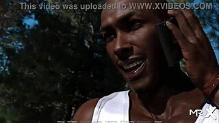 Tattoo Girl Sucks Huge Cock on Beach