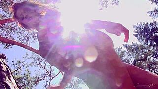 Does she play with more than the lily?