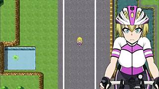 loira perde a virgindade no meio do escuro da noite - flash cycling - parte 4