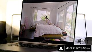 modern-day sins - housekeeper caught masturbating by her sneaky boss