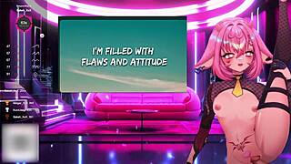 Interacting with an idol vtuber as she sings